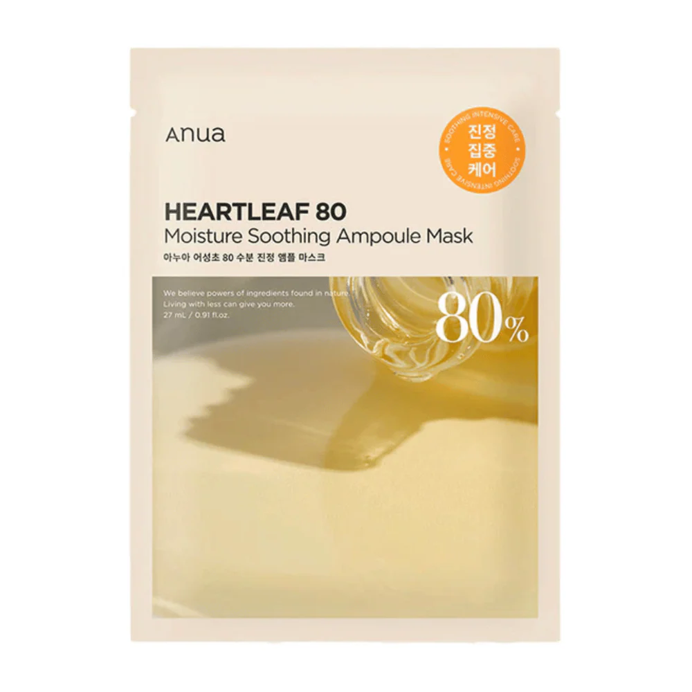 Heartleaf 80 Moisture Soothing Ampoule Mask