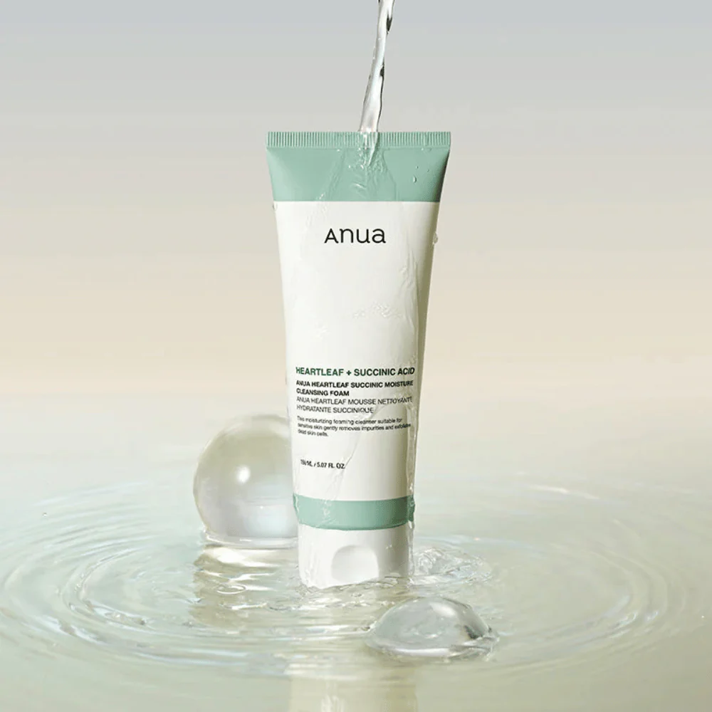 Heartleaf Succinic Moisture Cleansing Foam 150ml - Image 4