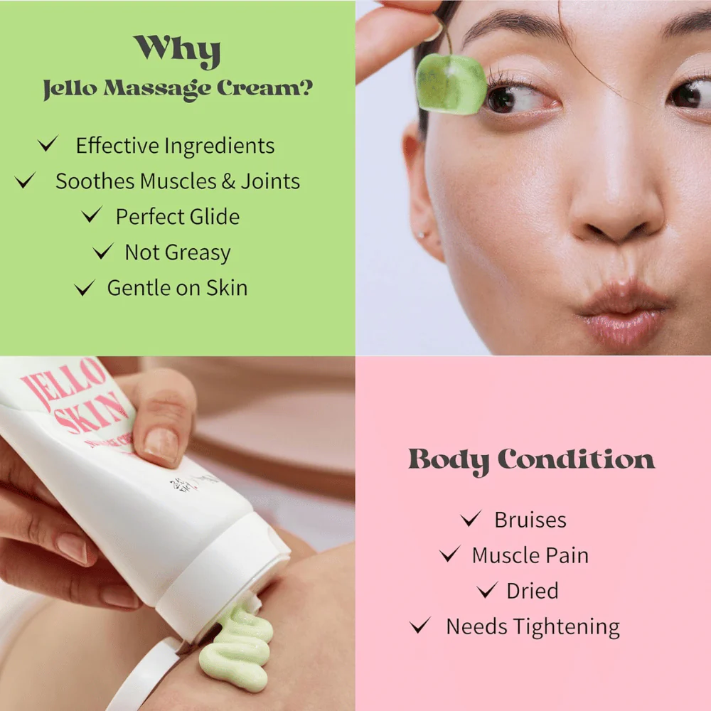 Jello Skin Massage Cream 200ml - Image 3