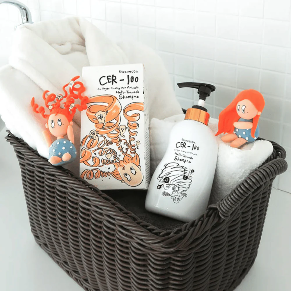 Cer-100 Collagen Coating Hair A+ Muscle Helltornado Shampoo 500ml - Image 3