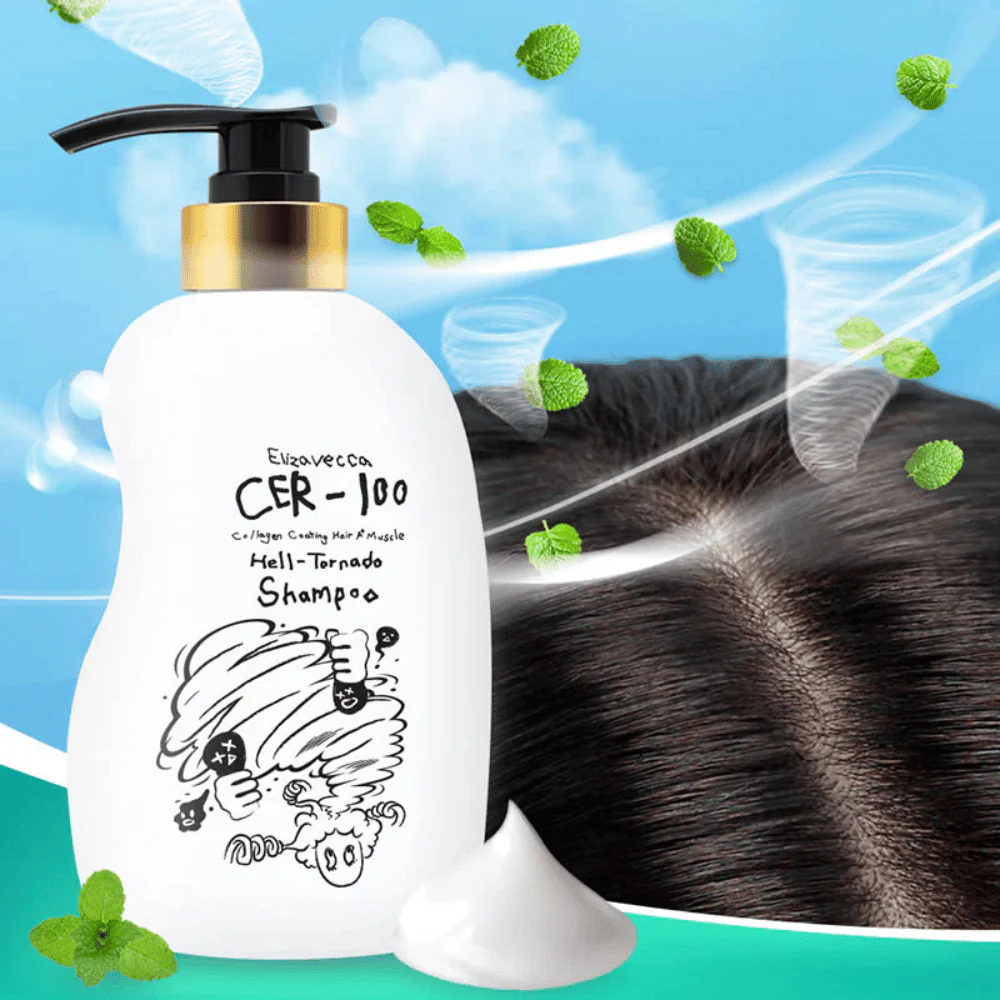 Cer-100 Collagen Coating Hair A+ Muscle Helltornado Shampoo 500ml - Image 4