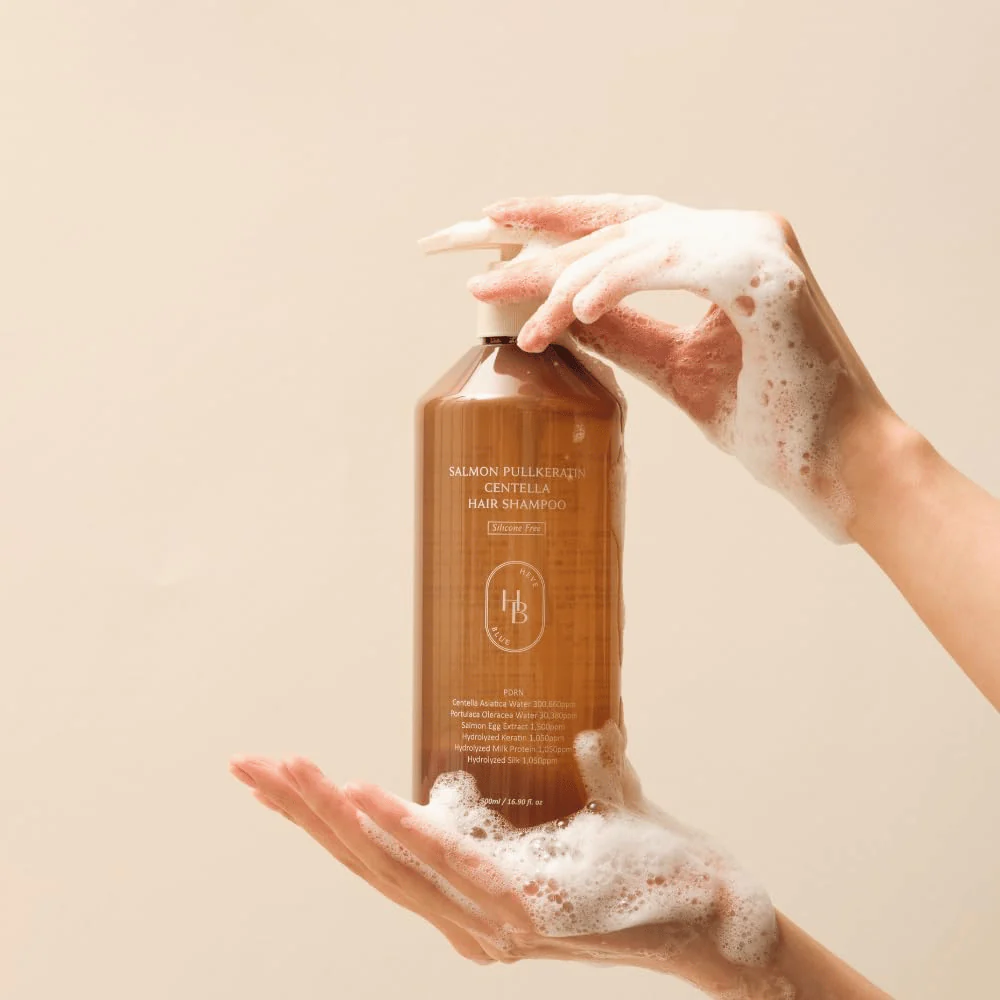 Salmon Pullkeratin Centella Hair Shampoo 500ml - Image 3