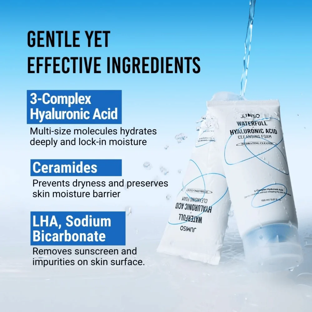 Waterfull Hyaluronic Acid Cleansing Foam 150ml - Image 4