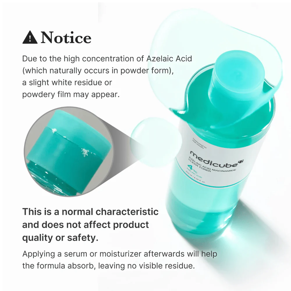 Azelaic Acid Niacinamide Clear Toner 250ml - Image 5