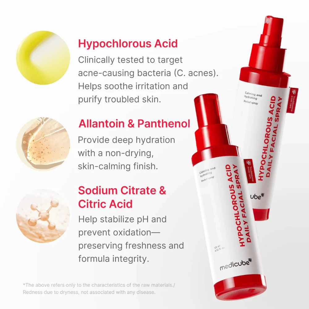 Hypochlorous Acid Daily Facial Spray 125ml - Image 3