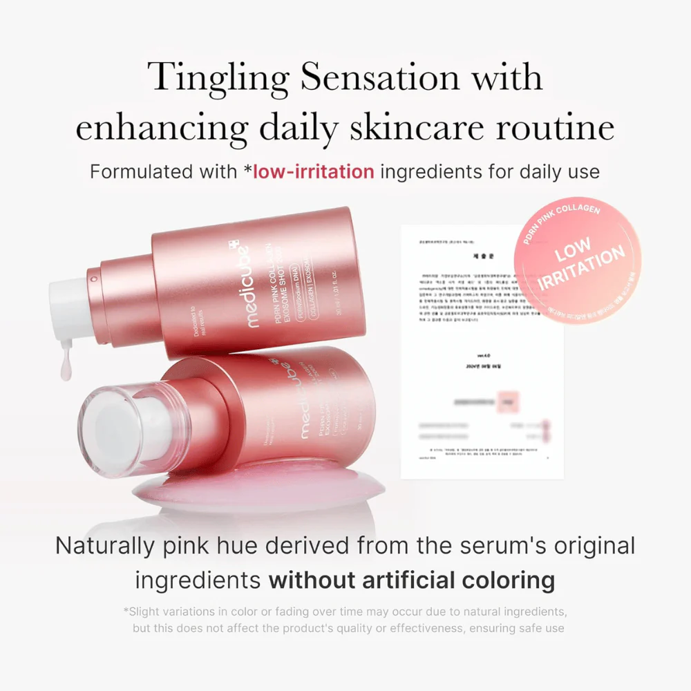 PDRN Pink Collagen Exosome Shot Serum 2000 30ml - Image 3
