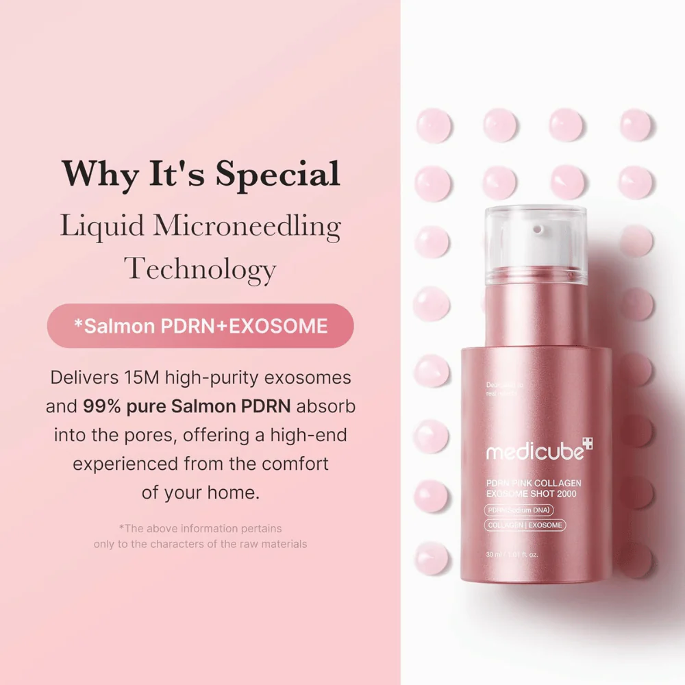 PDRN Pink Collagen Exosome Shot Serum 2000 30ml - Image 4