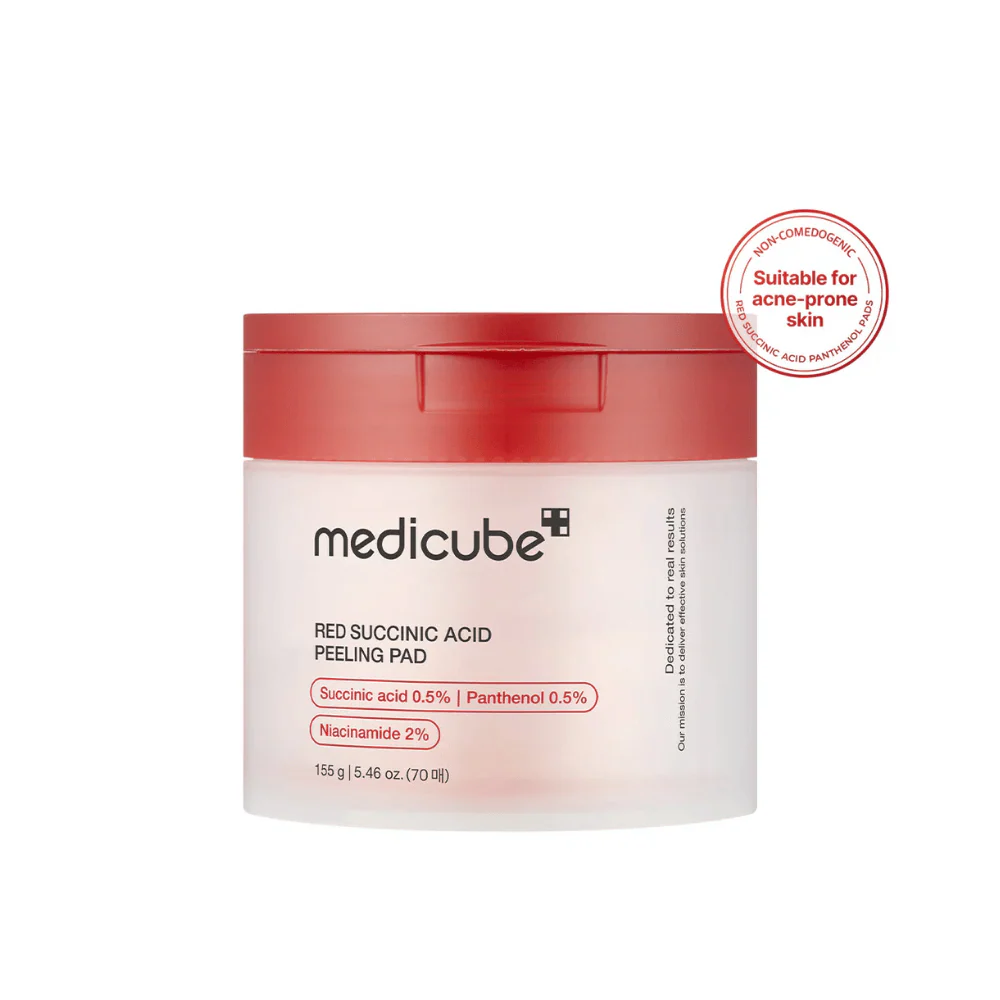 Red Succinic Acid Peeling Pad 70 pads