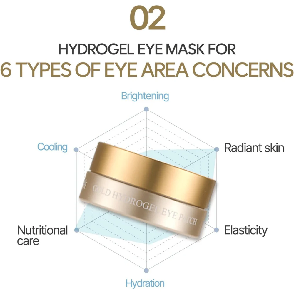 Gold Hydrogel Eye Patch 60pcs - Image 5