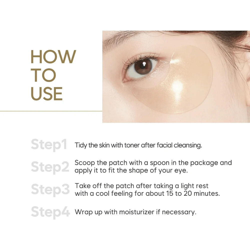 Gold Hydrogel Eye Patch 60pcs - Image 8