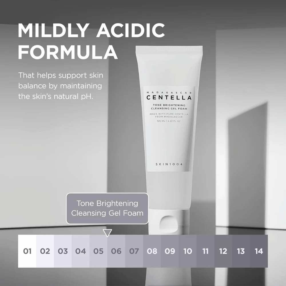Madagascar Centella Tone Brightening Cleansing Gel Foam 125ml - Image 4