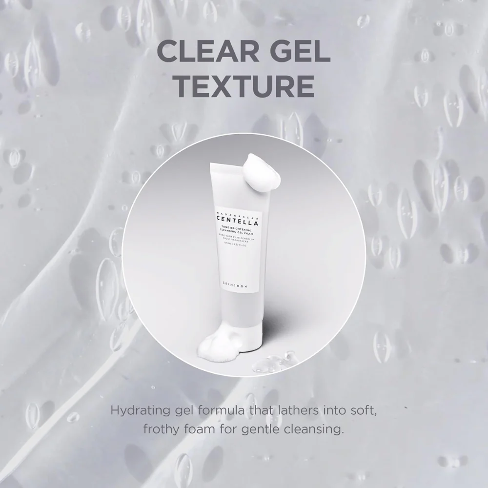 Madagascar Centella Tone Brightening Cleansing Gel Foam 125ml - Image 5