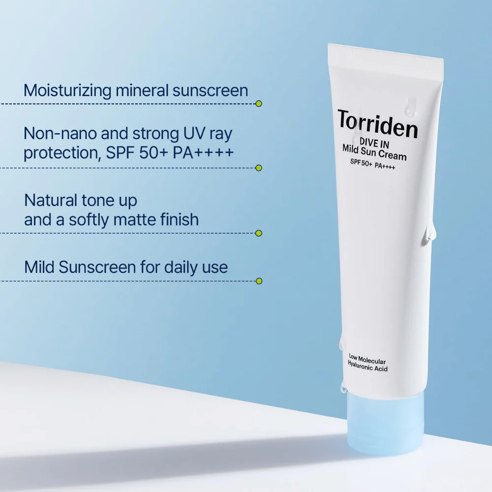 DIVE-IN Mild Sun Cream SPF50+ PA++++ 60ml - Image 3