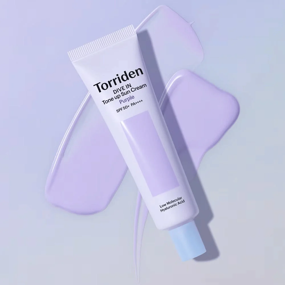 DIVE IN Tone Up Sun Cream Purple 60ml - Image 3